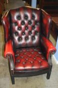 A Chesterfield armchair