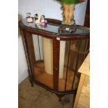 Walnut china cabinet