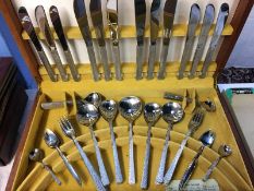 A canteen of Viners studio cutlery