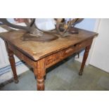 Pine scrub top table