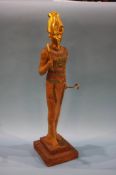 An Egyptian statue, 61cm height