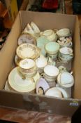 A box of china, Aynsley etc.