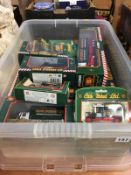 A box of Die Cast Corgi models, (boxed)