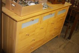 Two modern chests of drawers
