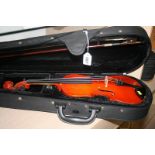A violin in a case