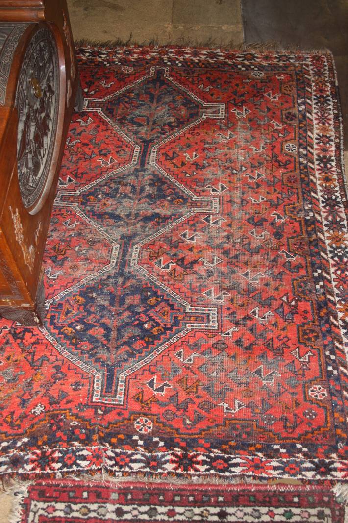 Three Persian design rugs - Image 3 of 3