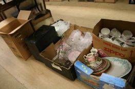 A large quantity of miscellaneous china, glassware etc.