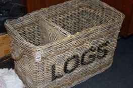 Large log basket