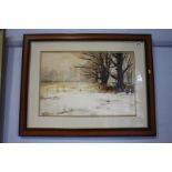 Tom Wilkinson, watercolour, signed, 'Landscape', 36 x 54cm