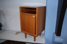 Stag oak bedside cabinet