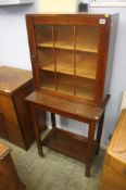 Oak glazed cabinet