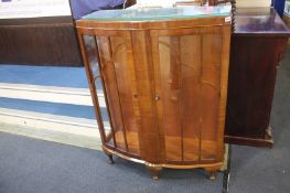 Walnut china cabinet