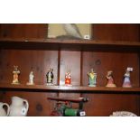 Seven Royal Doulton Bunnykins figures