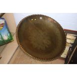 Large brass table top