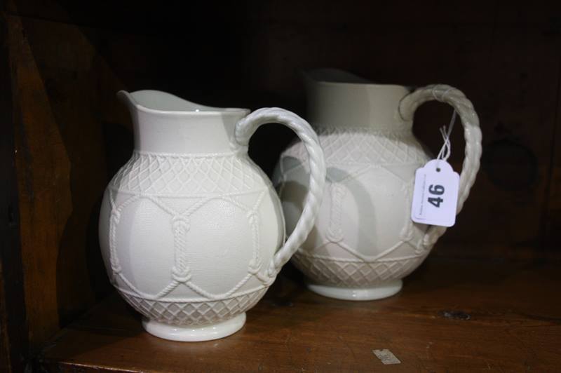 Two Corbridge jugs