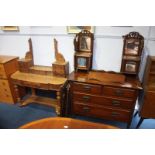 A Victorian Duchess dressing table and an Edwardian dressing chest