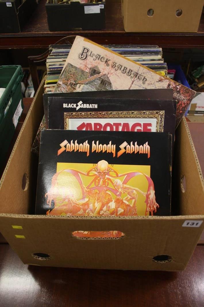 LPs; including Black Sabbath, Cream etc.