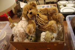 Collection of teddy bears