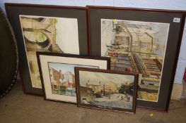 Collection of watercolours by K. Hogg