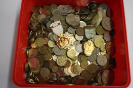 Assorted coins etc.