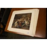 A collection of hand tinted prints, after Edward Jackson Stodart, all signed and numbered in pencil