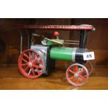 A Mamod steam tractor