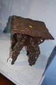 Small carved table