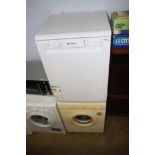 Hotpoint dishwasher and White Knight dryer