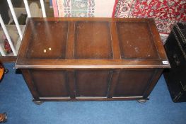 Oak blanket box