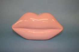 Pink Perspex Lips clutch bag from Lulu Guinness