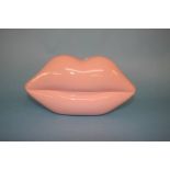 Pink Perspex Lips clutch bag from Lulu Guinness