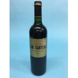 Twelve bottles Chateau Brane-Cantenac Margaux, 2008