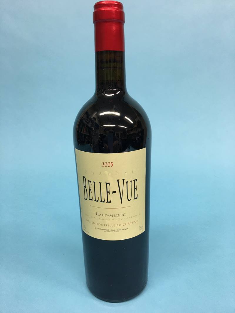 Twelve bottles of Chateau Bellevue Haut Medoc, 2005