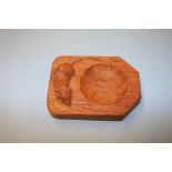 A Robert 'Mouseman' Thompson oak ash tray