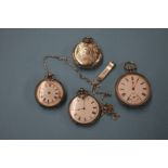 Four pocket watches