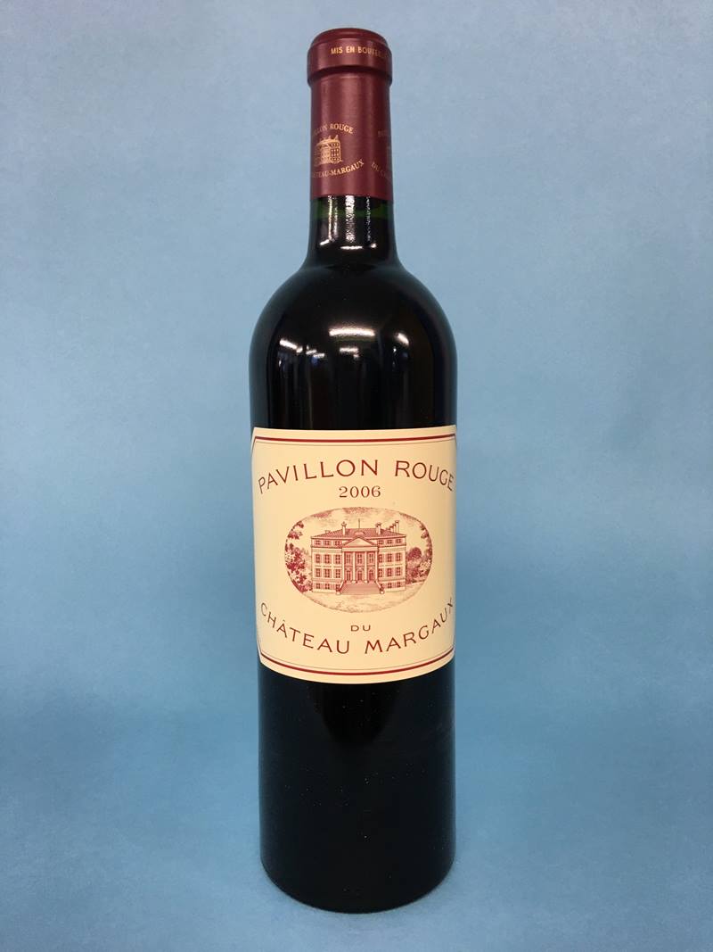 Six bottles of Chateau Margaux Pavillon Rouge 2006