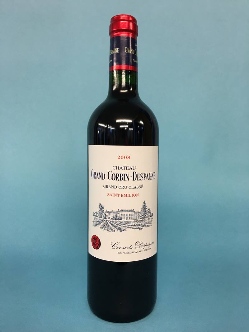 Six bottles of St Emilion Chateau Grand Corbin - Despagne Grand Cru Classe 2008
