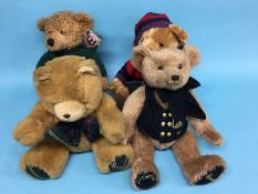 A box of four Harrods bears, dated 1994, 1998, 2000, 2004 (4)