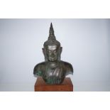 18th century Bronze Buddha "Eva" - Buddha of enlig