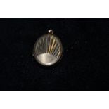 9 ct Gold back & front locket