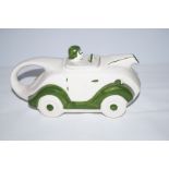 Art deco HT42 racing car teapot