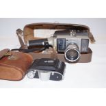 Vintage camera & hand held recorder