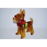 Art glass dog Height 26 cm