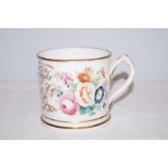 Hand painted Victorian mug dated 1868