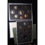 Royal mint set of coins together with a Moroccan s