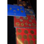 5 Cased set of coins