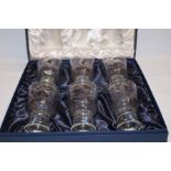 Set of 6 Caithness wheel engraved glasses limited