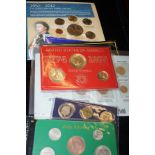 7 Cased coin sets