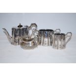 Plated tea set