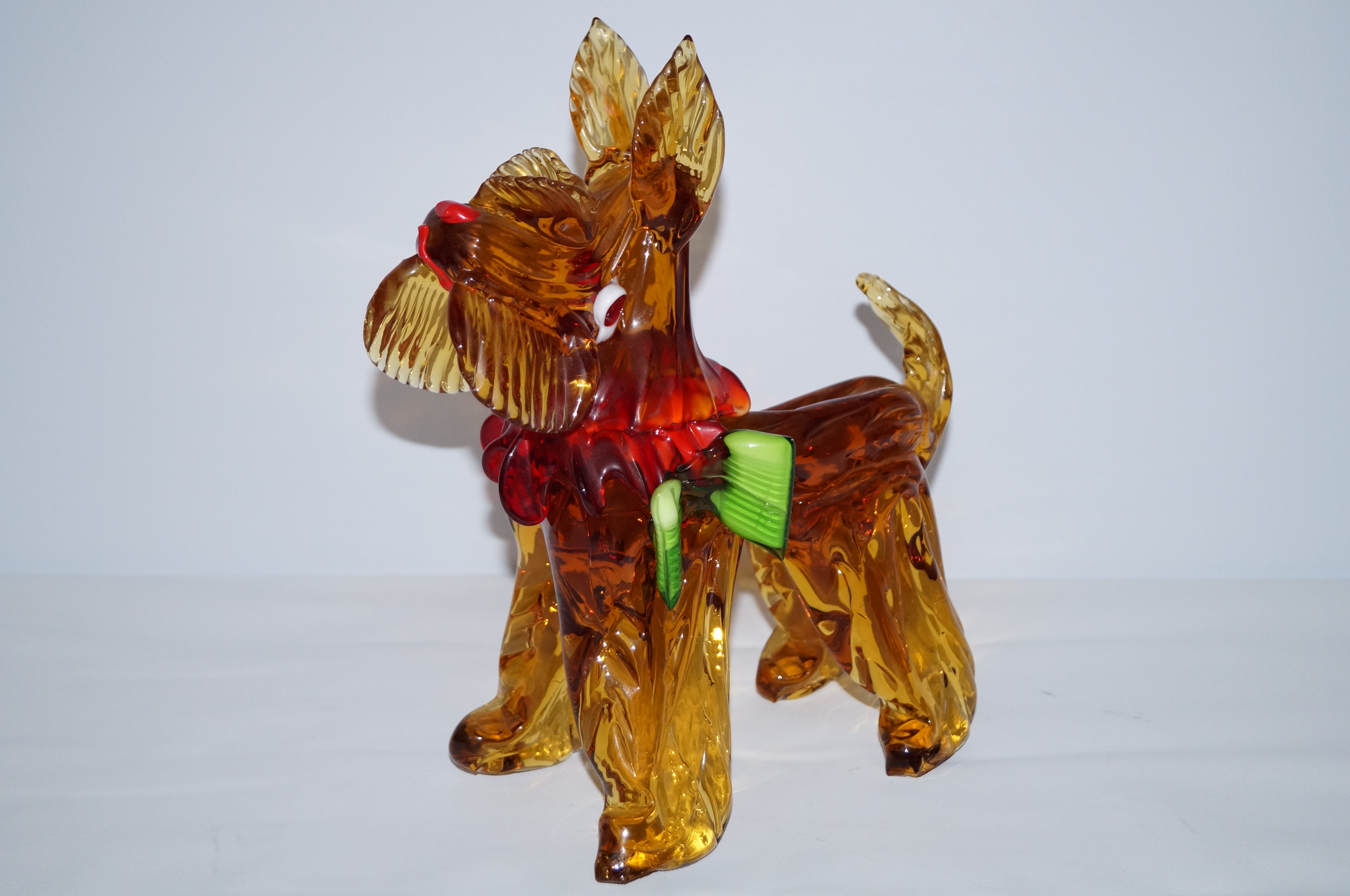 Art glass dog Height 26 cm